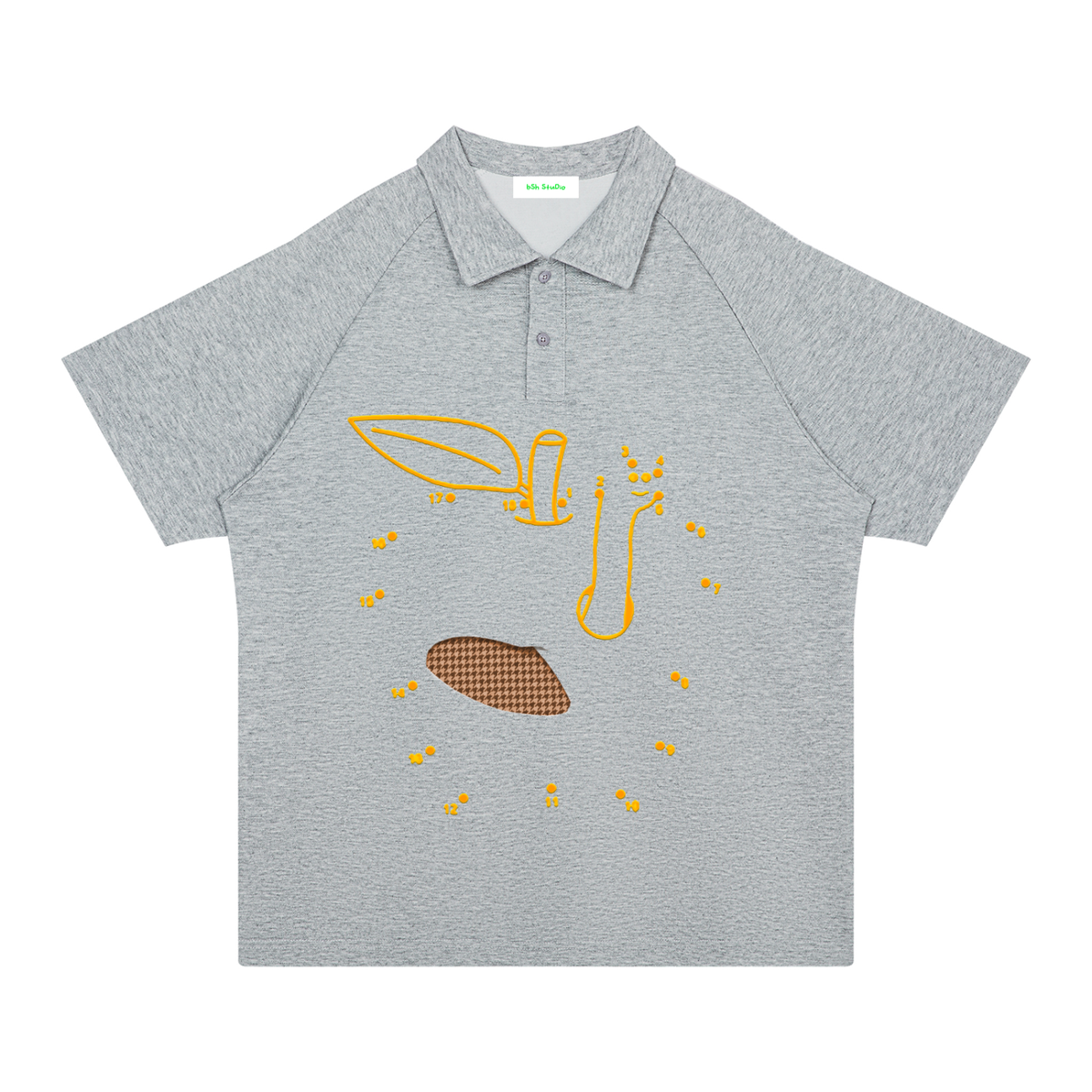 Connect The Dots Apple Polo T