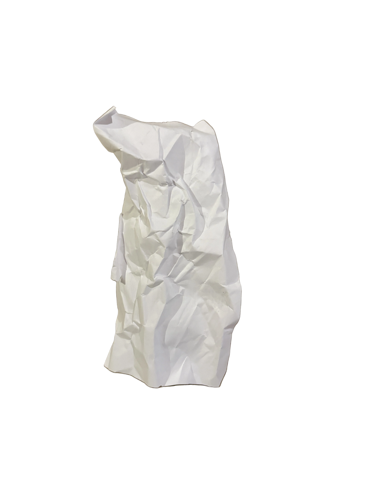 Crumpled Receipt
